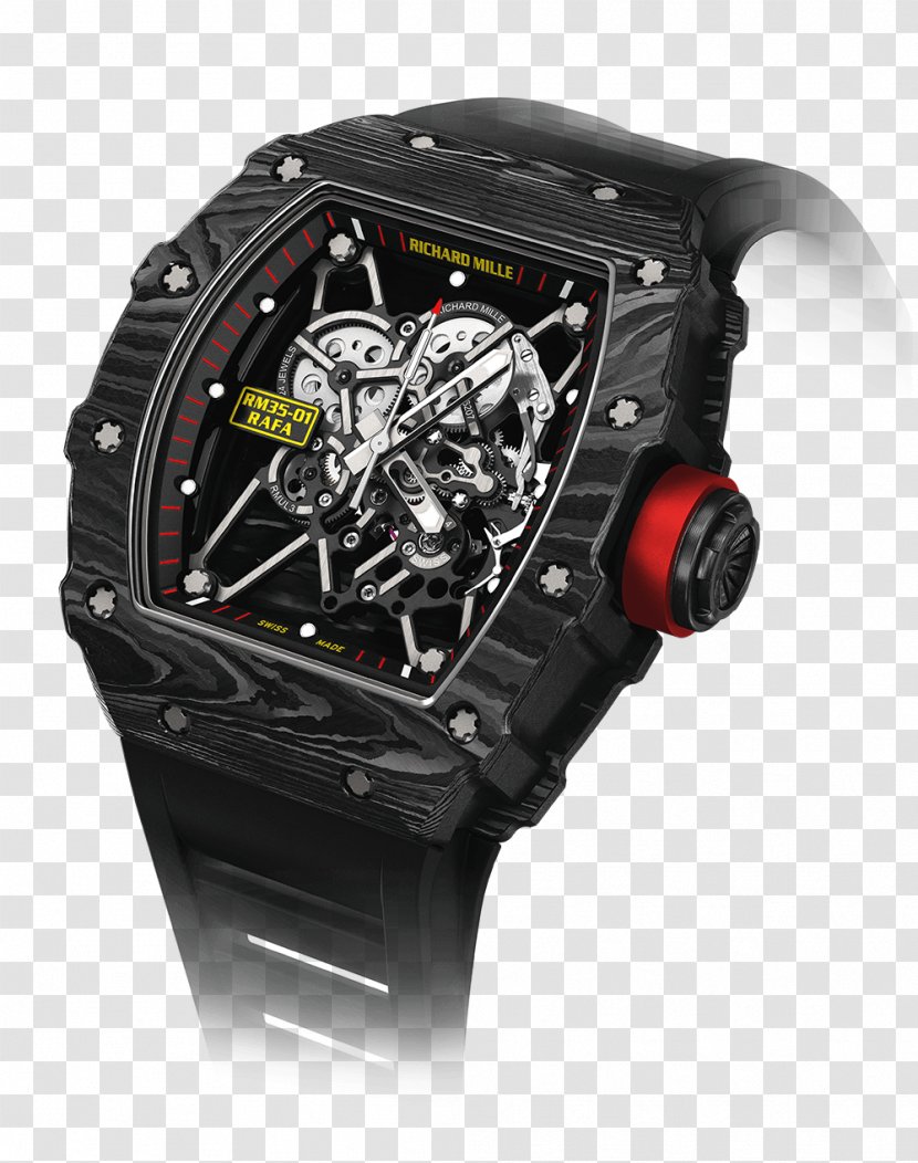 Richard Mille Watch Tourbillon Flyback Chronograph Salon International De La Haute Horlogerie - Tennis Transparent PNG