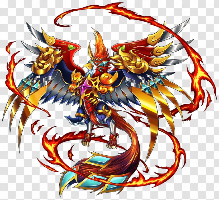 Brave Frontier Phoenix Emperor Divinity Deity Sacred - Demon - God Transparent PNG