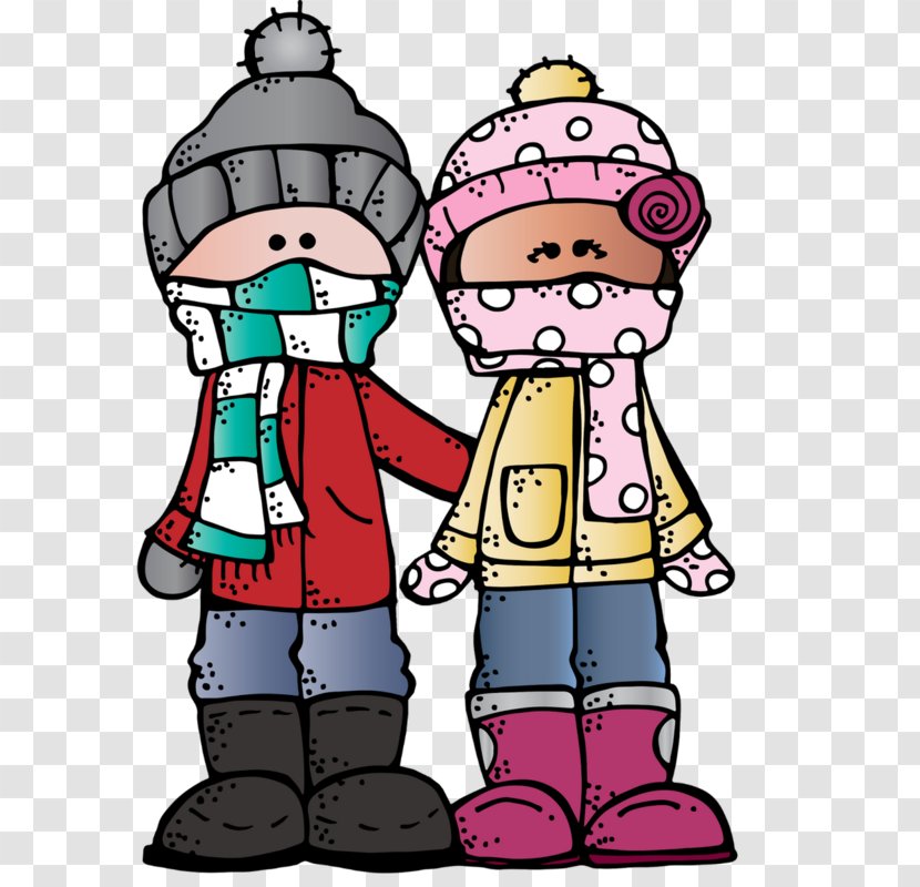 Winter Clip Art - Fictional Character - Two Children Transparent PNG