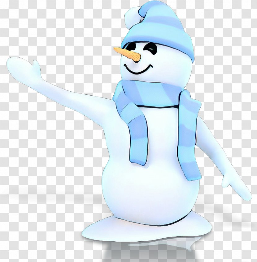 Snowman Cartoon - Flightless Bird - Finger Transparent PNG