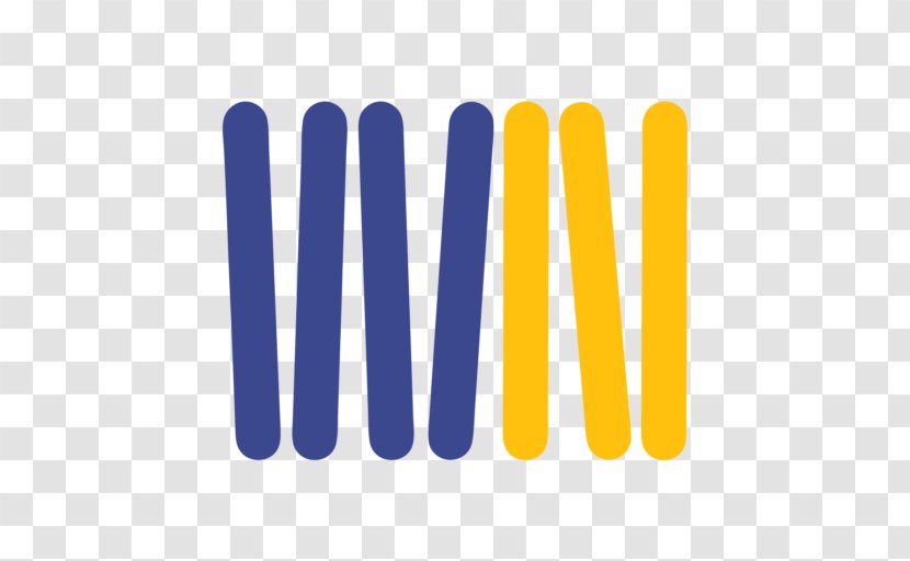 Logo Brand Font - Text - Blue Yellow Transparent PNG