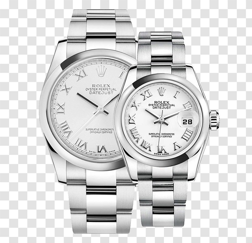 Rolex Submariner Counterfeit Watch - Platinum - Silver Men Female Form Couple Tables Transparent PNG
