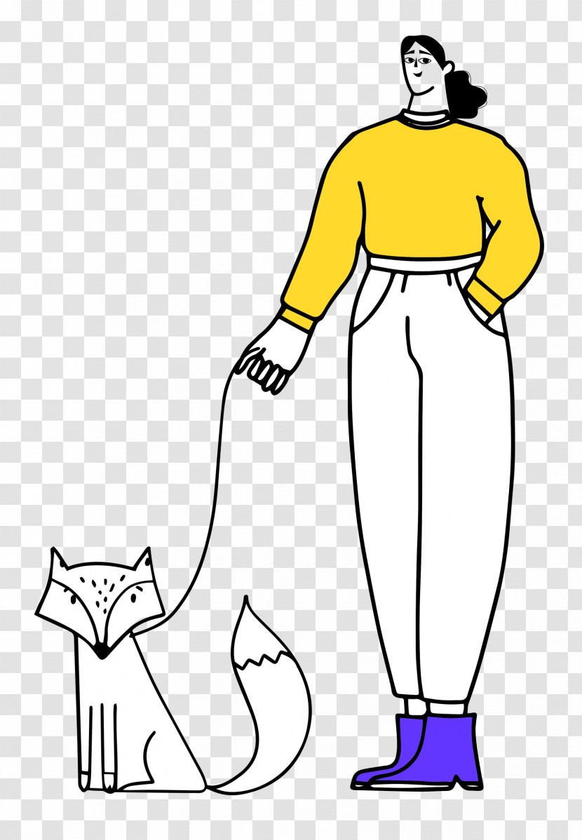 Walking The Fox Transparent PNG