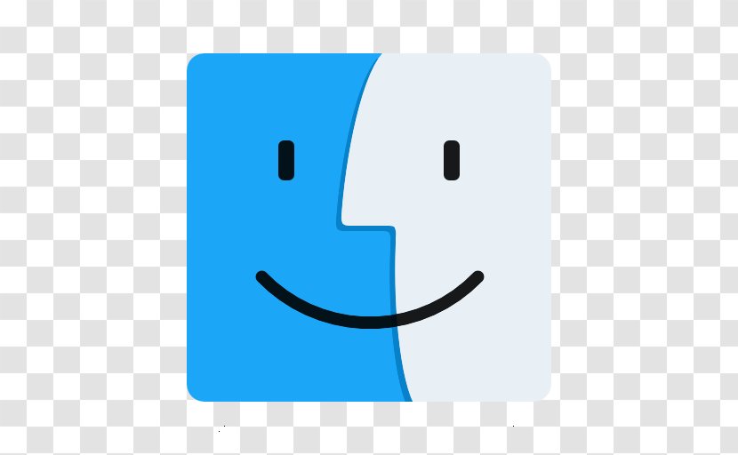Emoticon Angle Smiley - Macos - Finder Transparent PNG