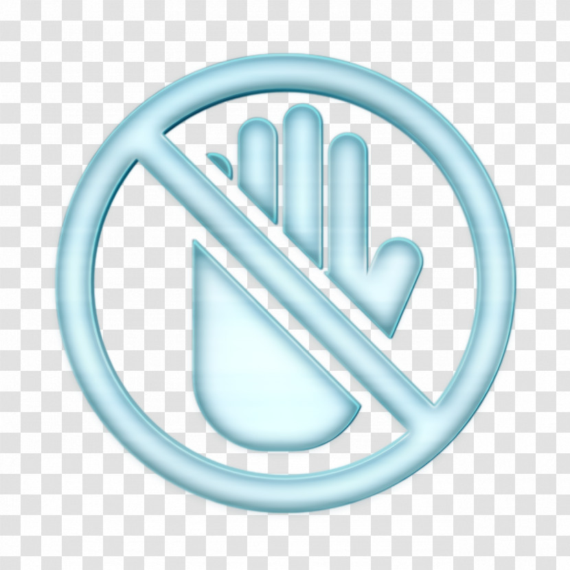 No Push Icon Public Spaces Signals Icon Forbidden Icon Transparent PNG