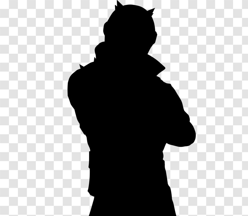 Nagoya University Of Arts Fax Telephony Silhouette Male - Black M Transparent PNG