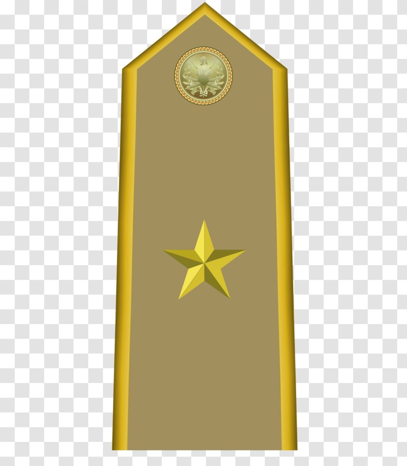 Army Cartoon - Colonel - Yellow Cadet Transparent PNG