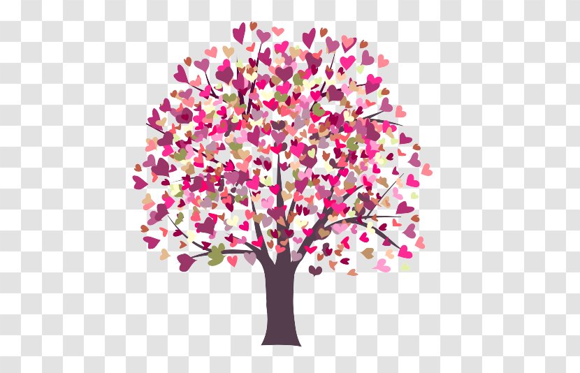 Valentines Day Heart Gift - Woody Plant - Colorful Trees Transparent PNG