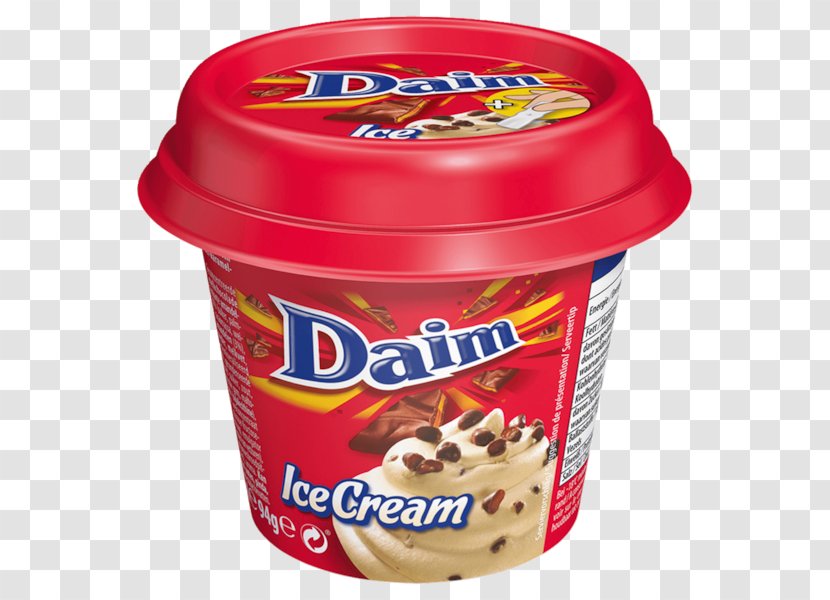 Ice Cream Daim Milka Chocolate Milliliter - Snack Transparent PNG