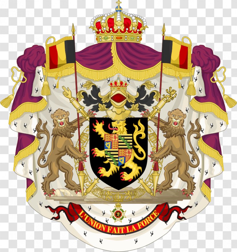 Coat Of Arms Belgium Crest Monarchy - Flag Transparent PNG