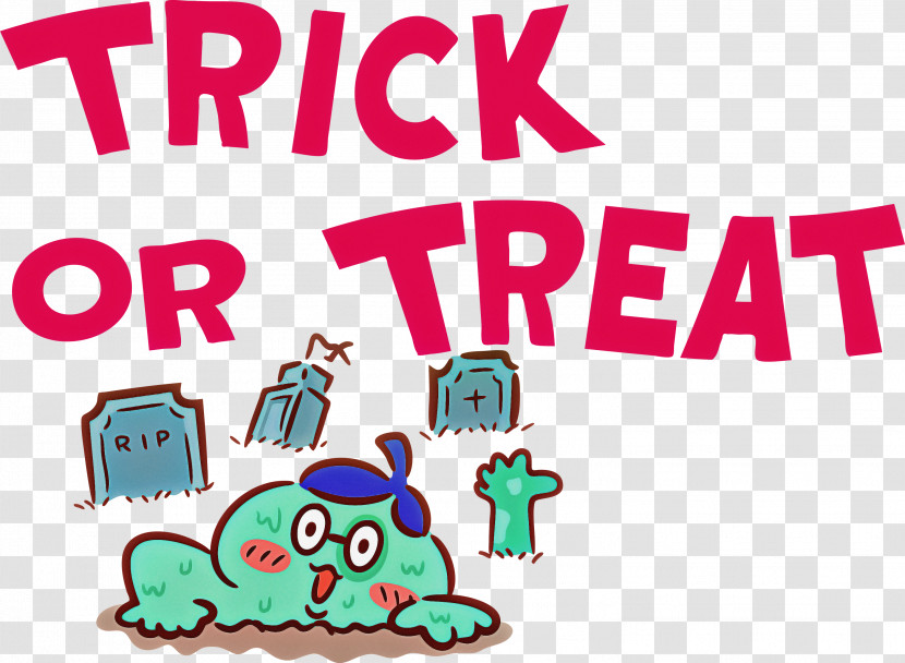 TRICK OR TREAT Halloween Transparent PNG