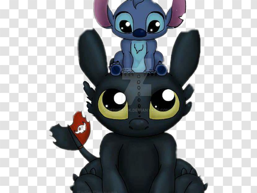 Cross-stitch Toothless Lilo Pelekai Drawing - Chimuelo Transparent PNG