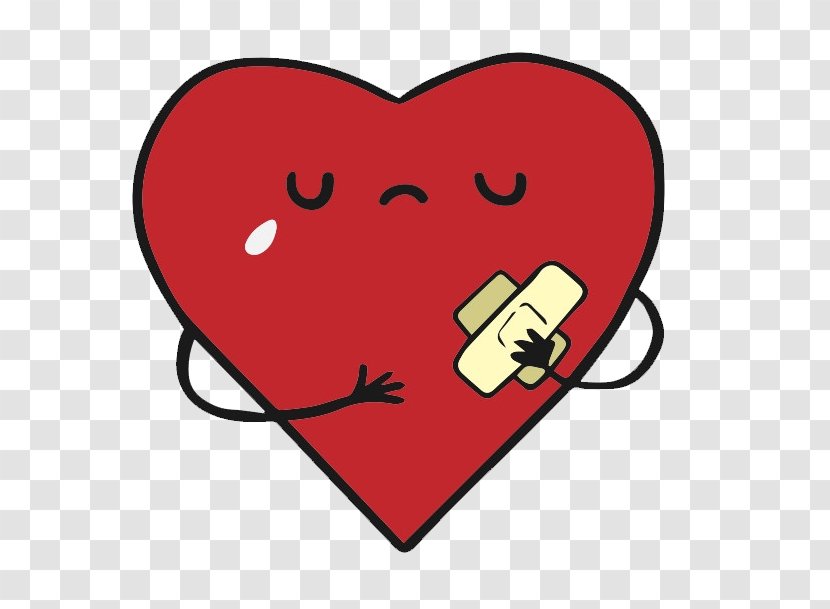 Download - Heart - Cartoon Wounded Transparent PNG