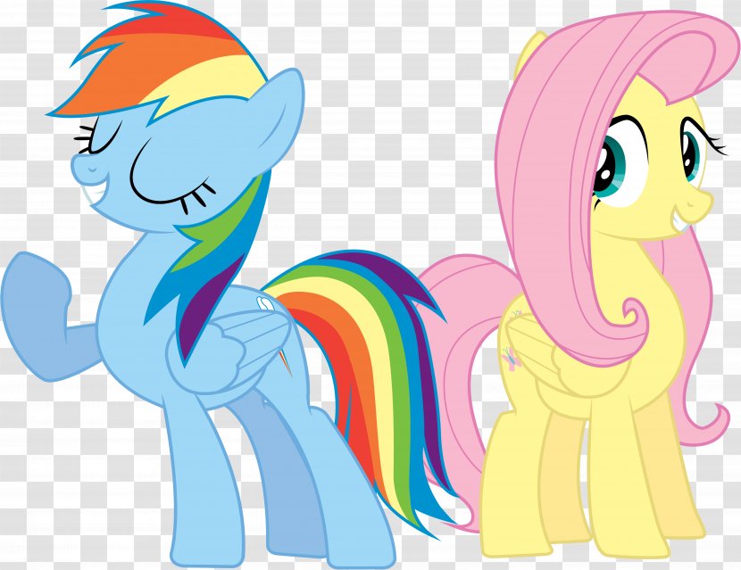 Pony Horse Fluttershy Hunger Magic - Silhouette Transparent PNG