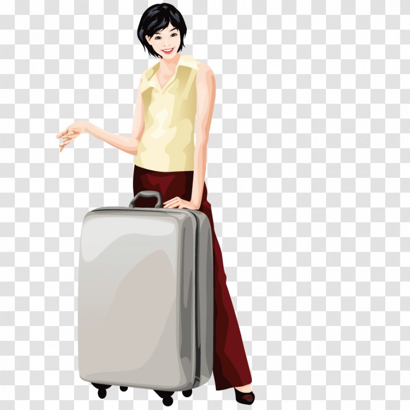 Baggage Travel Suitcase Illustration - Vector Beauty Transparent PNG