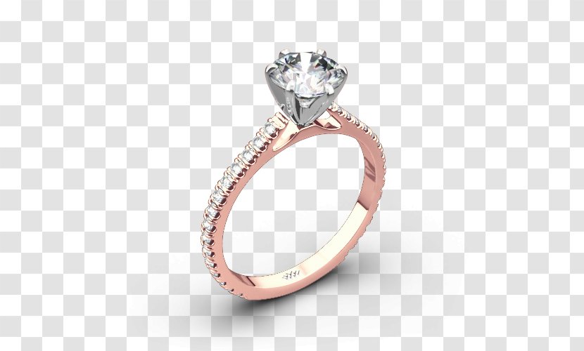 Diamond Cut Engagement Ring Solitaire - Fashion Accessory Transparent PNG