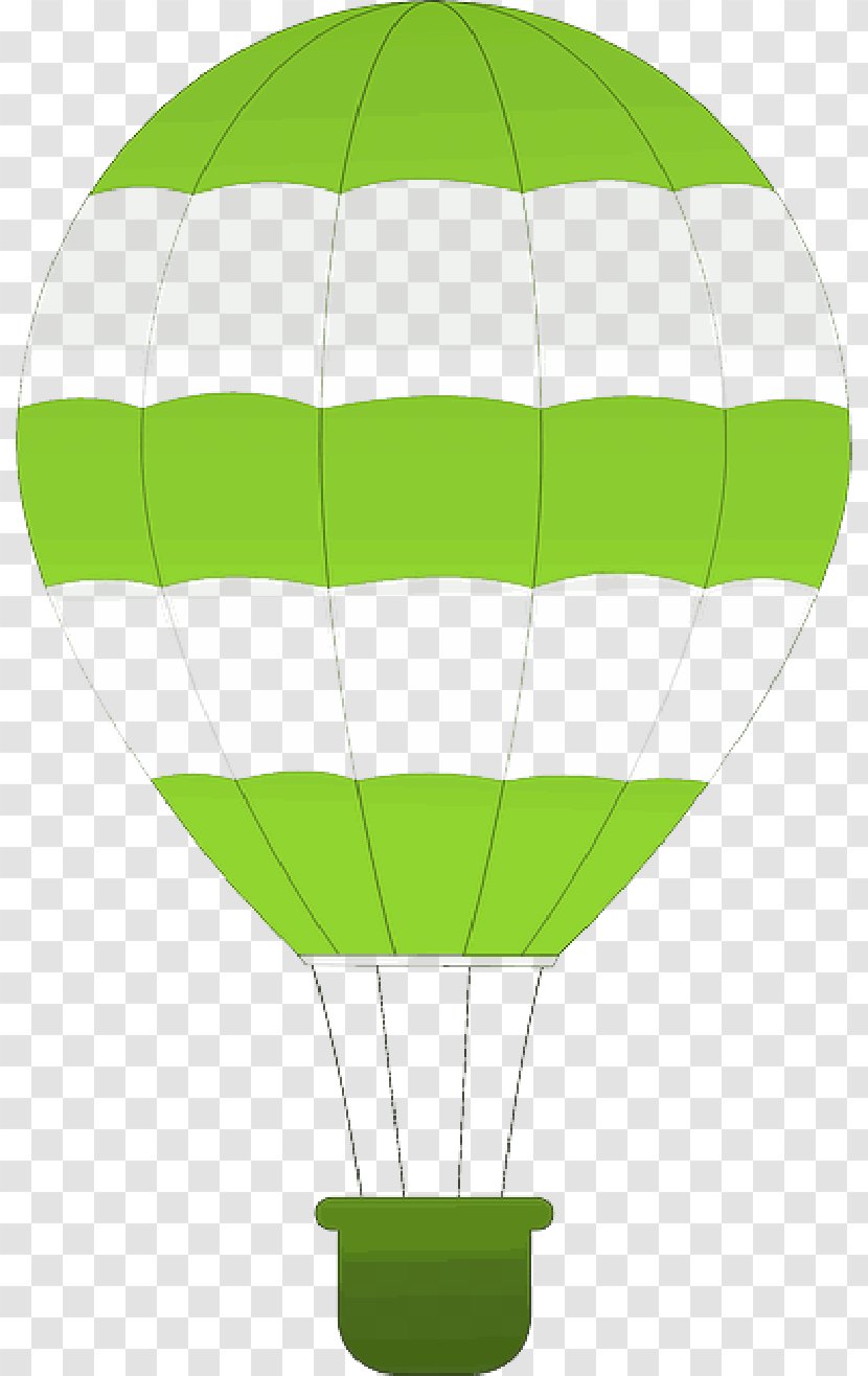 Clip Art Hot Air Balloon Image Line - Clipart Transparent PNG