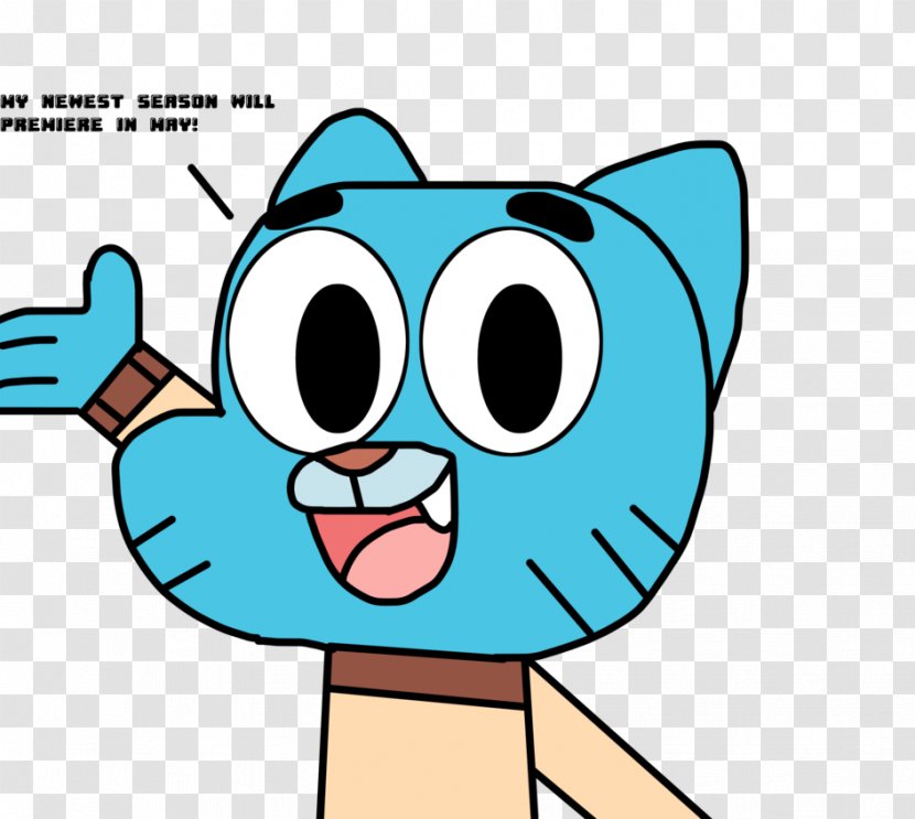 Gumball Watterson Richard Darwin The Amazing World Of Season 3 Cartoon - Cat Transparent PNG