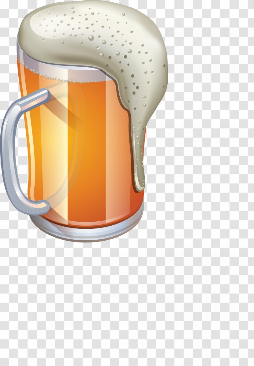 Beer Glassware ICO Brewery Icon - Peach - Bubble Spill Out The Transparent PNG