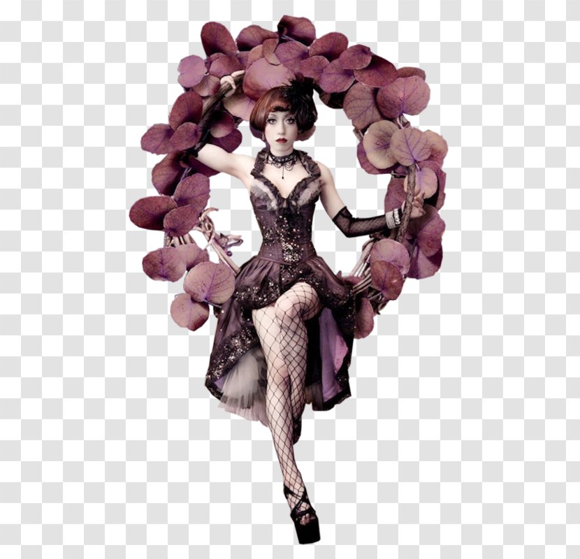Woman Flower - Purple - Lilac Transparent PNG