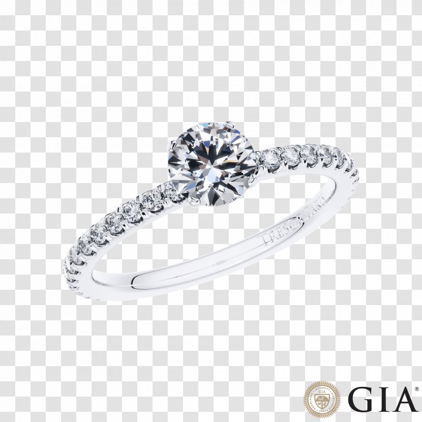 Diamond Gemological Institute Of America Wedding Ring Engagement - Silver - Ladies Rings Transparent PNG