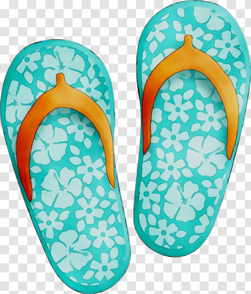 Flip-flops Slipper Shoe Product Walking - Turquoise - Aqua Transparent PNG