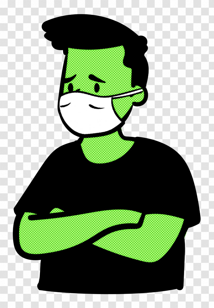 Man Medical Mask Coronavirus Transparent PNG