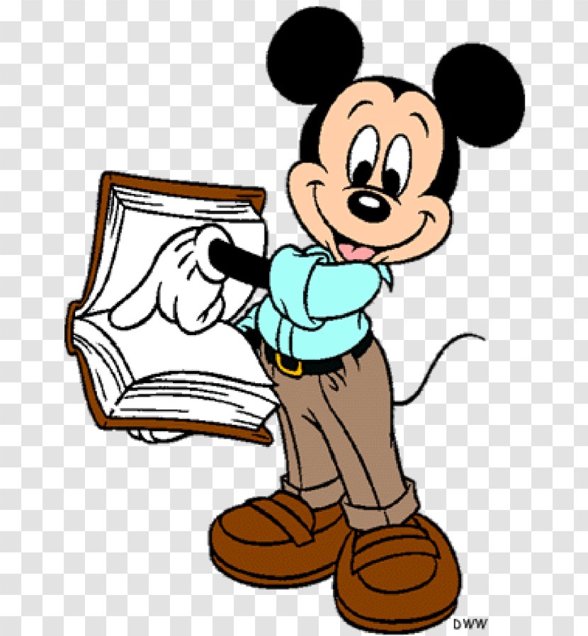Mickey Mouse Minnie Donald Duck School Clip Art - Rat - Walt Disney Company Transparent PNG