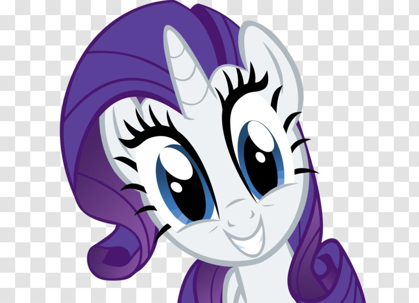 Rarity Pinkie Pie Face Image Pony - Silhouette Transparent PNG