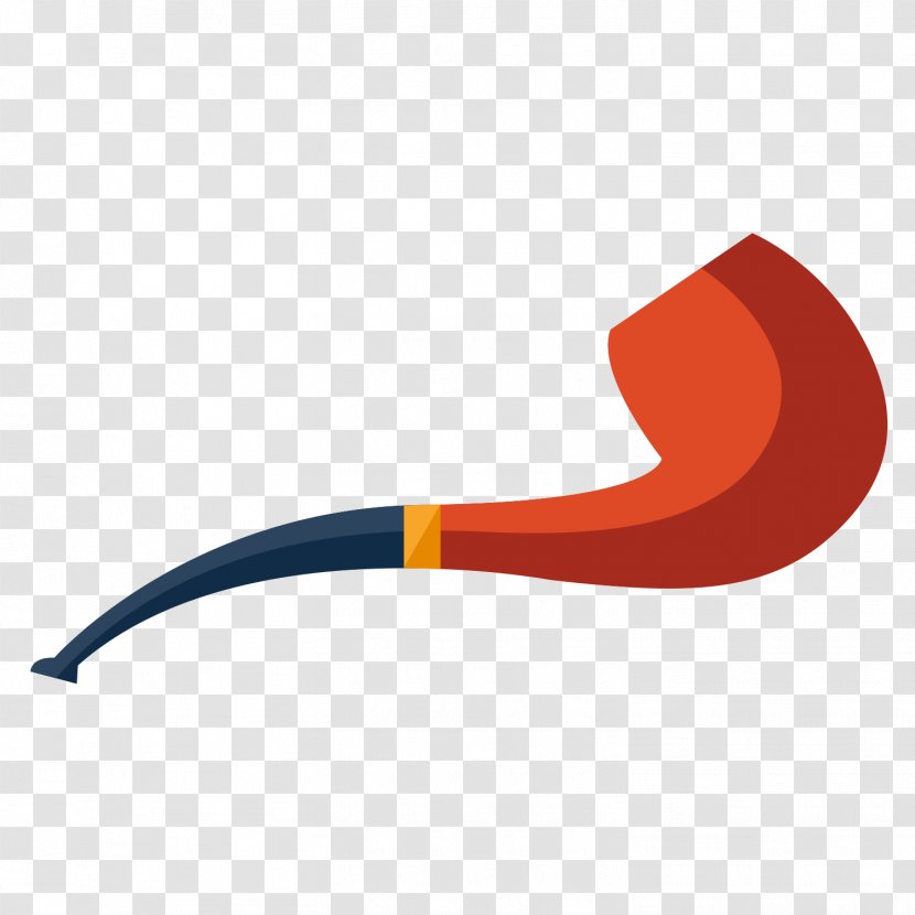 Tobacco Pipe - Cartoon - Gray Transparent PNG