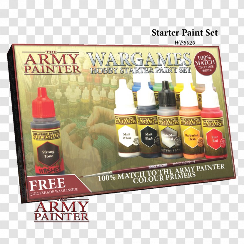 Figure Painting Wash Game - Wargaming - Paint Transparent PNG
