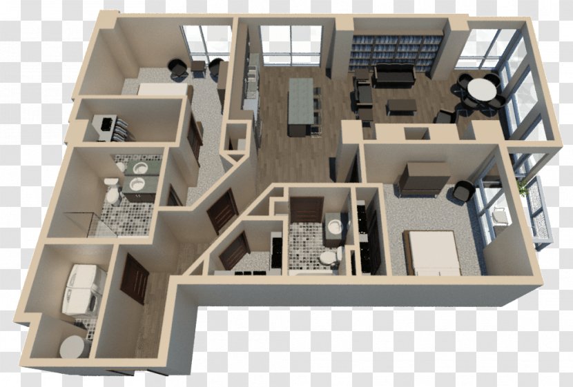 Architecture House Floor Plan - Unit Construction Transparent PNG