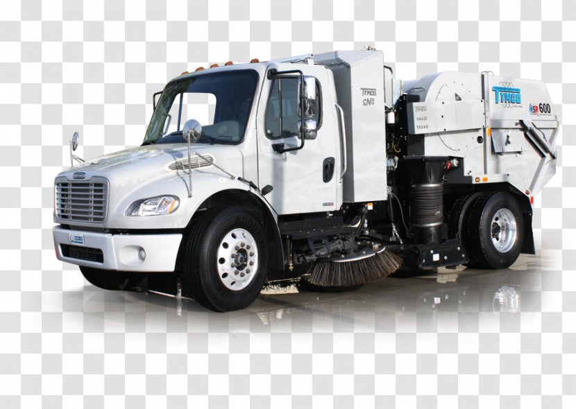Street Sweeper Tire Machine Commercial Vehicle - Motor Transparent PNG