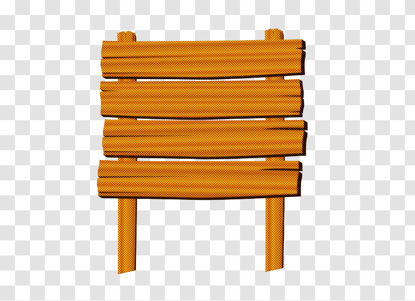 Yellow Furniture Bench Table Chair Transparent PNG