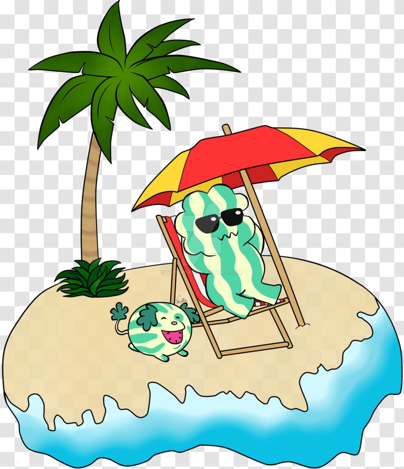 Clip Art Illustration Tree Cartoon Character - Organism - Summer. Summer Time Transparent PNG