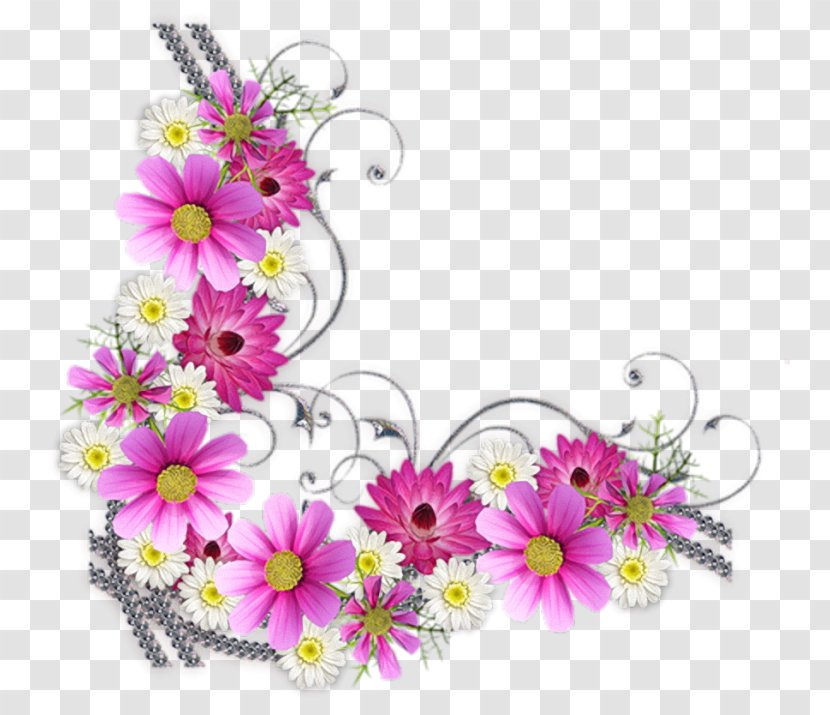 Floral Design Flower Motif Clip Art - Cut Flowers Transparent PNG