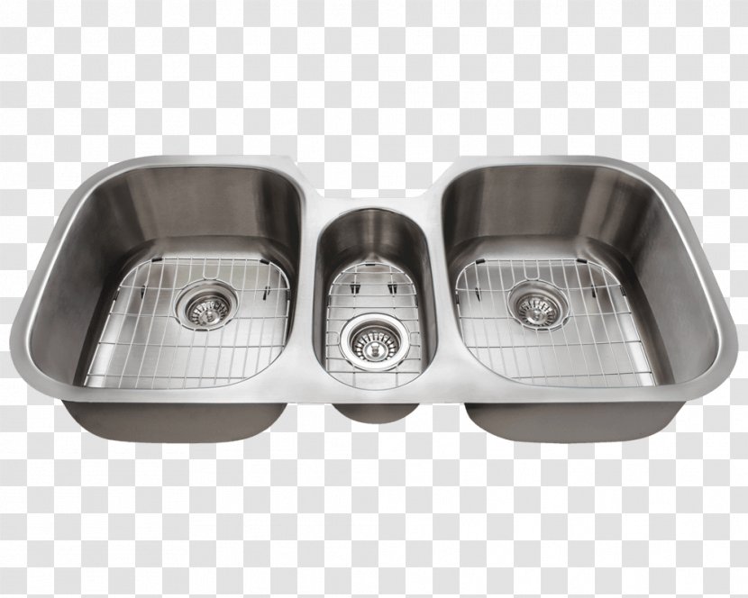 Kitchen Sink Stainless Steel Brushed Metal - Baths Transparent PNG