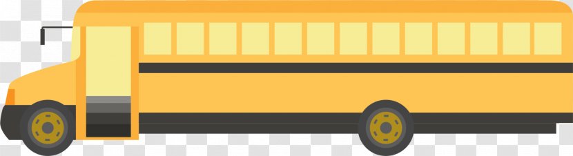 Car Yellow Recreational Vehicle - Cartoon RV Transparent PNG