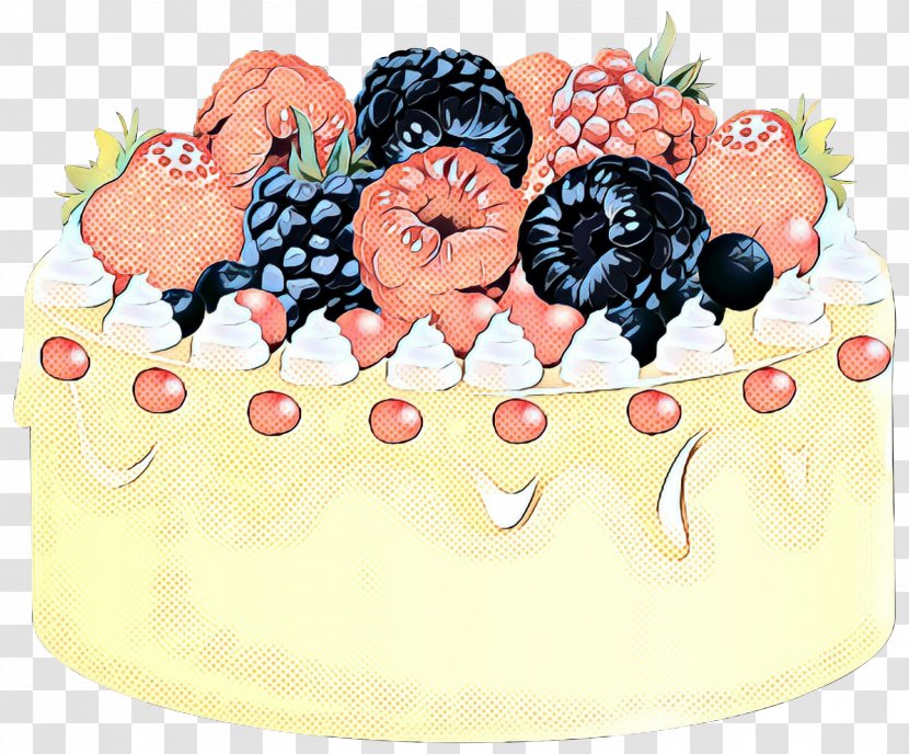 Cartoon Birthday Cake - Dessert Transparent PNG