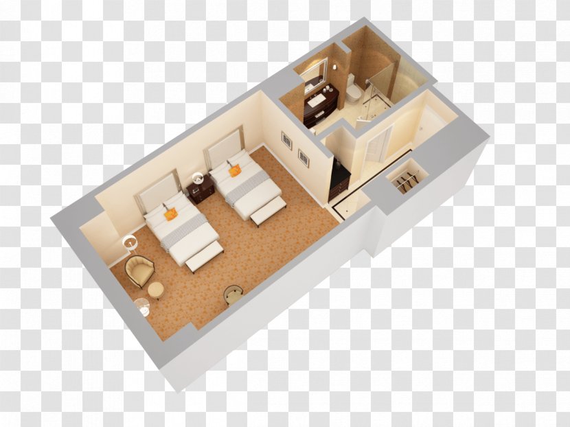 3D Floor Plan Room House - Laundry Transparent PNG