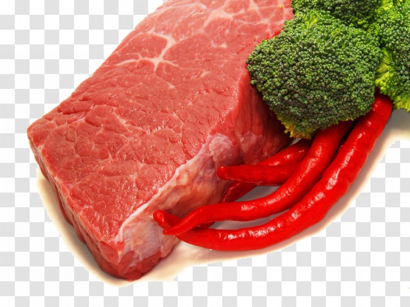 Chili Con Carne Flat Iron Steak Venison Roast Beef Bresaola - Silhouette - Meat Transparent PNG
