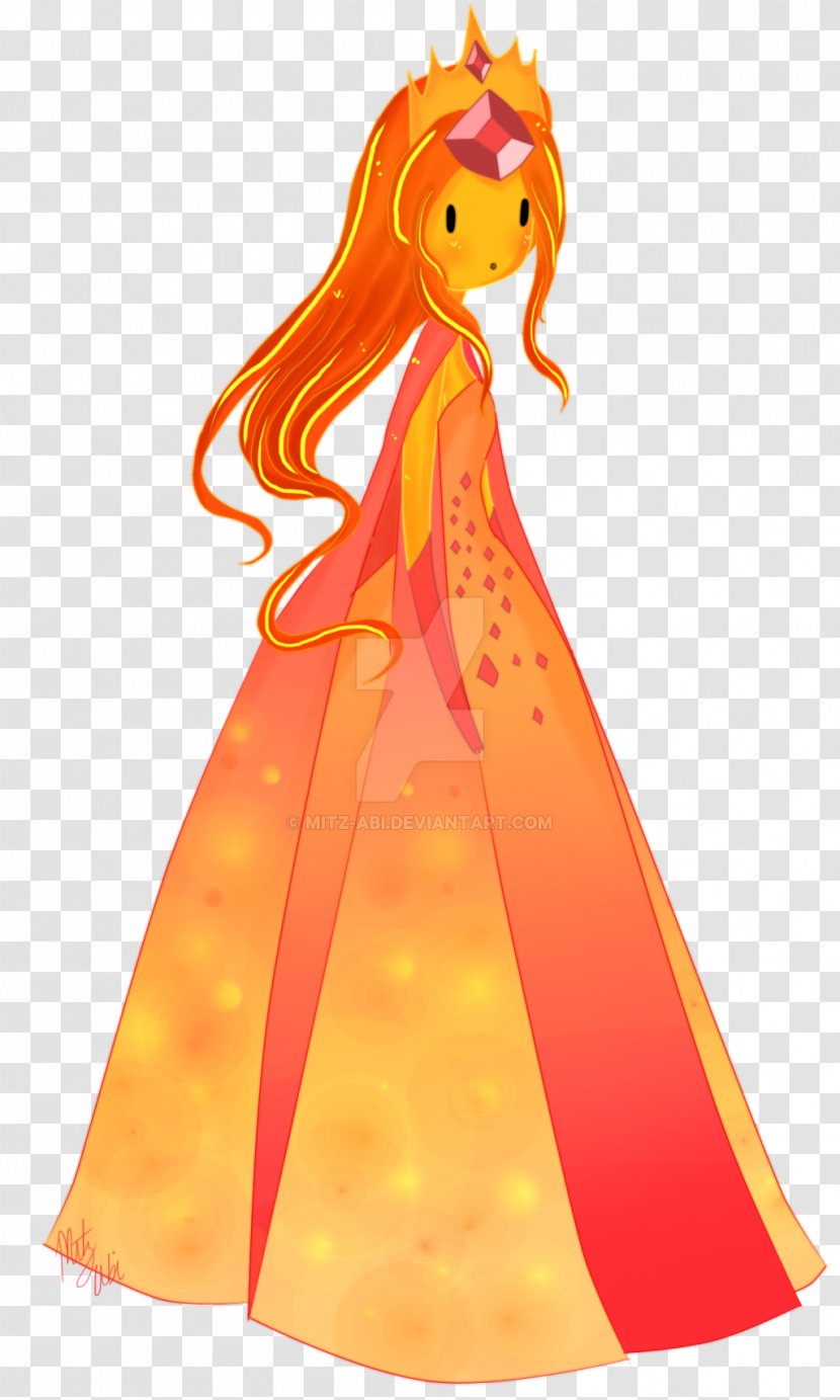Flame Princess Art Drawing Fire - Orange - Adventure Time Transparent PNG
