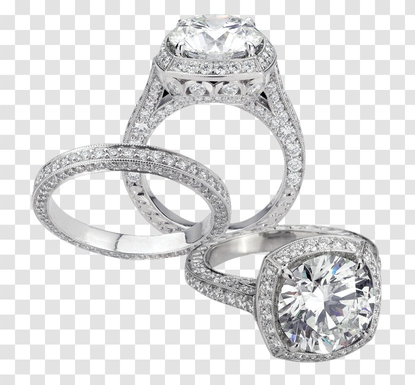Engagement Ring Jewellery Wedding - Platinum - Unique Rings Transparent PNG