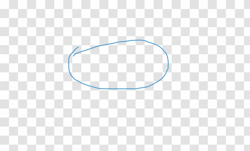 Line - Blue - Oval Transparent PNG