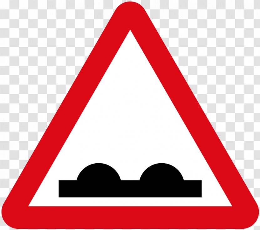 Traffic Sign Speed Bump Warning The Highway Code - Road - Driving Transparent PNG