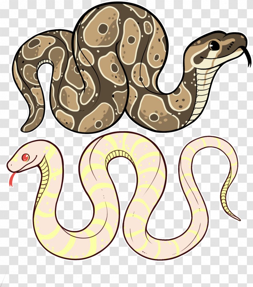 Snake Cartoon - Python - Brown Boa Constrictor Transparent PNG