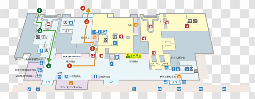 Service Ibaraki-Airport Subscriber Identity Module Travel - Floor Plan - Domestic Transparent PNG