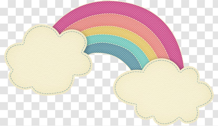 Drawing Rainbow Cartoon - Cloud - Clouds Painted Transparent PNG