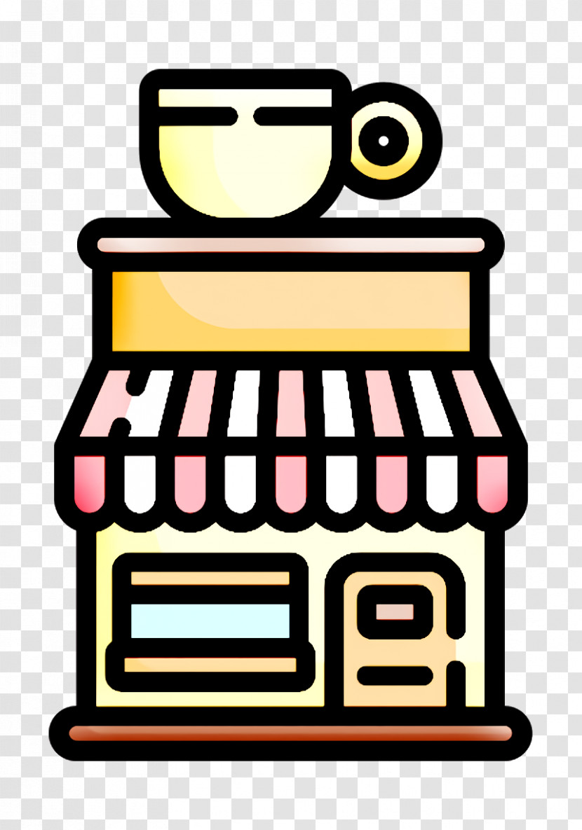 City Icon Coffee Shop Icon Cafe Icon Transparent PNG