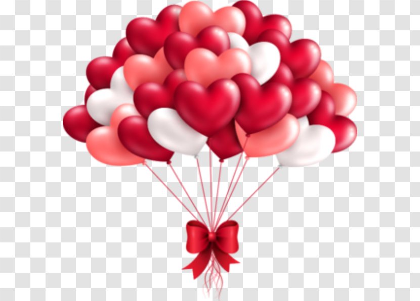 Clip Art Heart Balloon Valentine's Day Birthday - Vinegar Valentines Transparent PNG